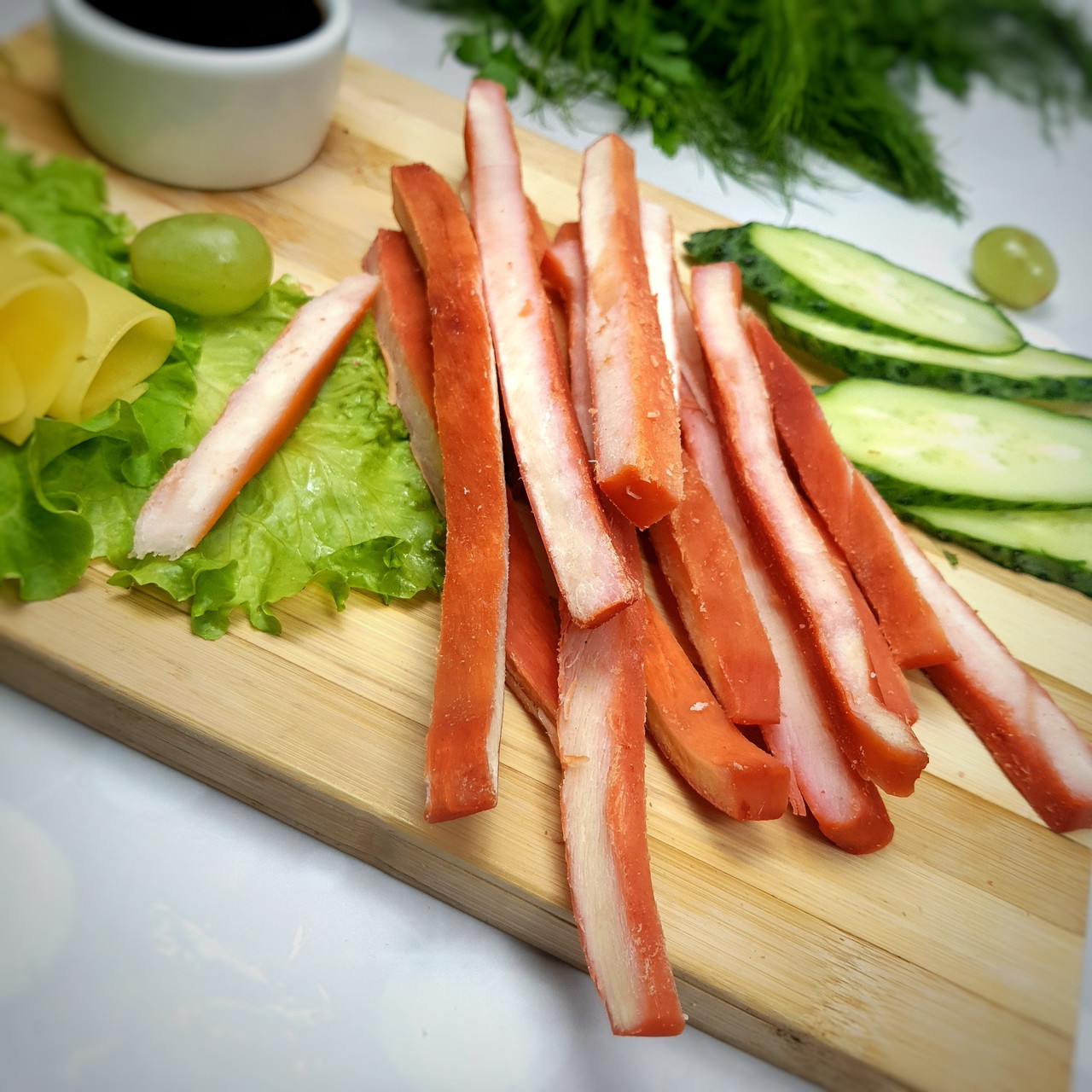 М'ясо краба Преміум, 100гр, закуски до пива - фото 1 - id-p1222318398