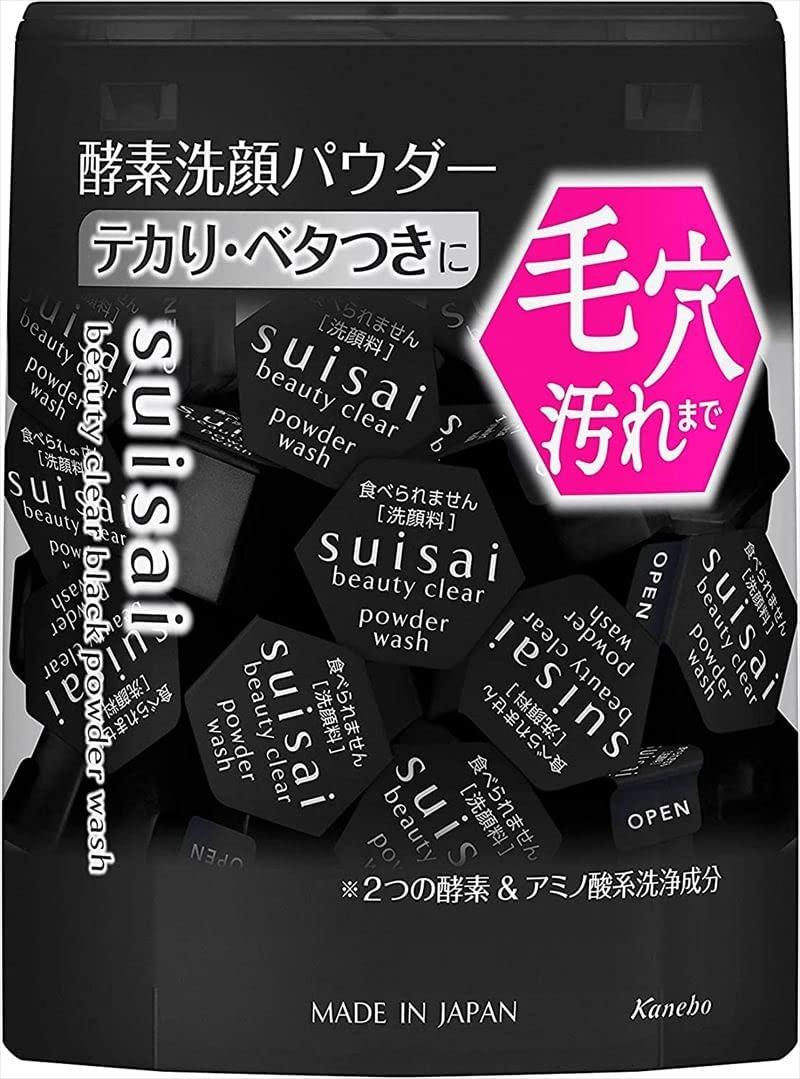 Kanebo Suisai Beauty Clear Black Powder Wash ензимна пудра для вмивання з деревним вугіллям, 32 шт по 0,4 г, фото 1