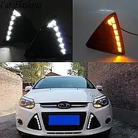 Дневные ходовые огни Ford Focus 3 ДХО DRL туманки для Форд Фокус 3