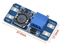Преобразователь напряжения повышающий MT3608 DC-DC c регулировкой с 2 - 24 В на 5 - 28 В