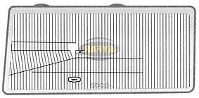 Скло фари О303 МВ праве