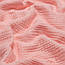 Муслін однотонний двошаровий жатий рожево-персикового кольору, ширина 135 см, фото 2