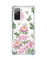 Чохол WAVE Spring Spell Clear Case (Nprint) Samsung Galaxy S21 FE (G990B) peony clic