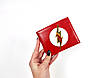Гаманець Flash із вставкою із металу Червоний, фото 7