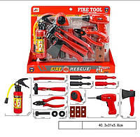 Дитячий ігровий набір інструментів пожежника 1068 для хлопчиків