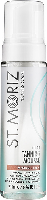 Автобронзат-мусс St.Moriz Pro Clear Mousse Medium-Dark 200 мл