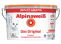 Фарба біла інтер'єрна для стін та стелі Alpina "Alpinaweiß"