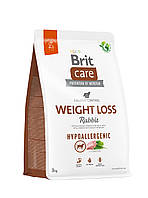 Brit Care Dog Hypoallergenic Weight Loss 3кг Брит Кеа гипоаллергенный для собак с лишним весом