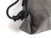 Прикольний Рюкзак-Мішок на зав'язках щільна тканина "Дівчинка" Сірий, фото 9