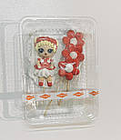 Прикраса на торт лялька ЛОЛ "Червона", фото 2