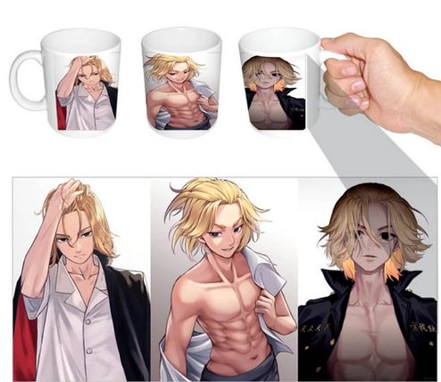 Чашка біла анімем Майкі Токійські мерехтіли ABC, фото 1