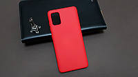 Чохол бампер силіконовий для Xiaomi Redmi Note 10S Ксіомі Сяомі колір червоний Soft-touch