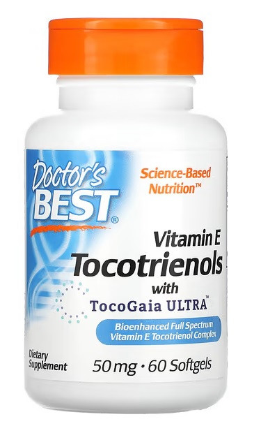Витамин Е Токотриенол 50мг 60 капс (США) Doctor's Best Tocotrienols (ID ...