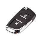 Викидний ключ, корпус під чіп, 2кн DKT0269, Citroen, ніша CE0536, HU83 Без бренду, фото 2