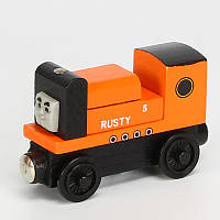 Дерев'яний паровозик Расти Rusty поїзд на магнітах з мультфільму Томас та його друзі
