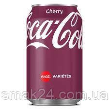 Напій сильногазований Coca-Cola cherry 330 мл ж/б