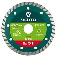 Алмазний відрізний диск VERTO (125х2х22.23 мм) (61H2T5)