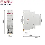 Модульний контактор EARU 2P 25A 2NO, фото 3