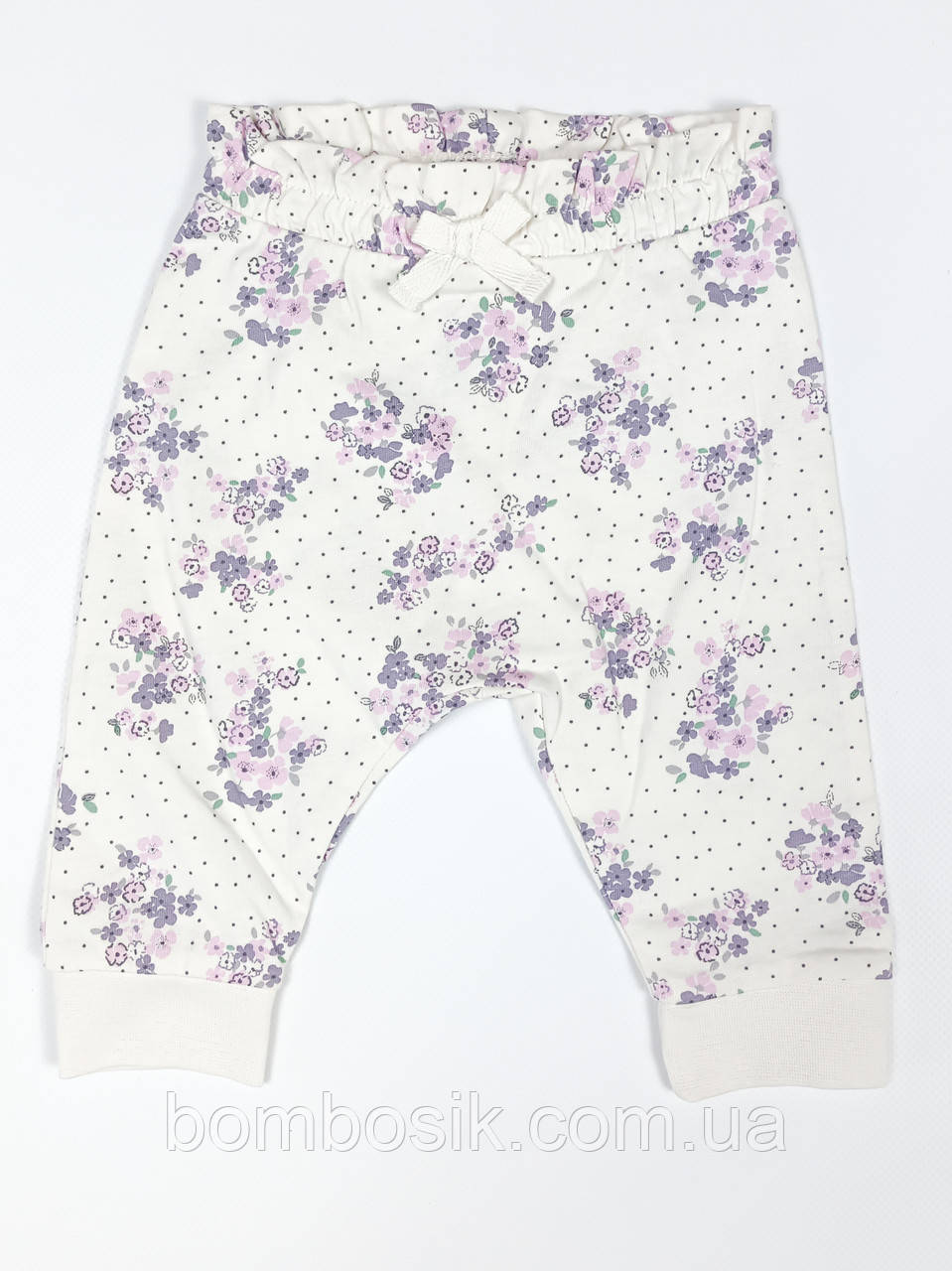 Джогери для дівчинки бавовняні George, first size (50-56см), фото 1