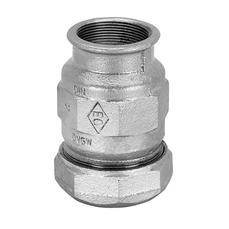 Перехідник для сталевої труби Berg Montana DN 1/2" затискний чавунний (Іспанія) 740A5003, фото 1