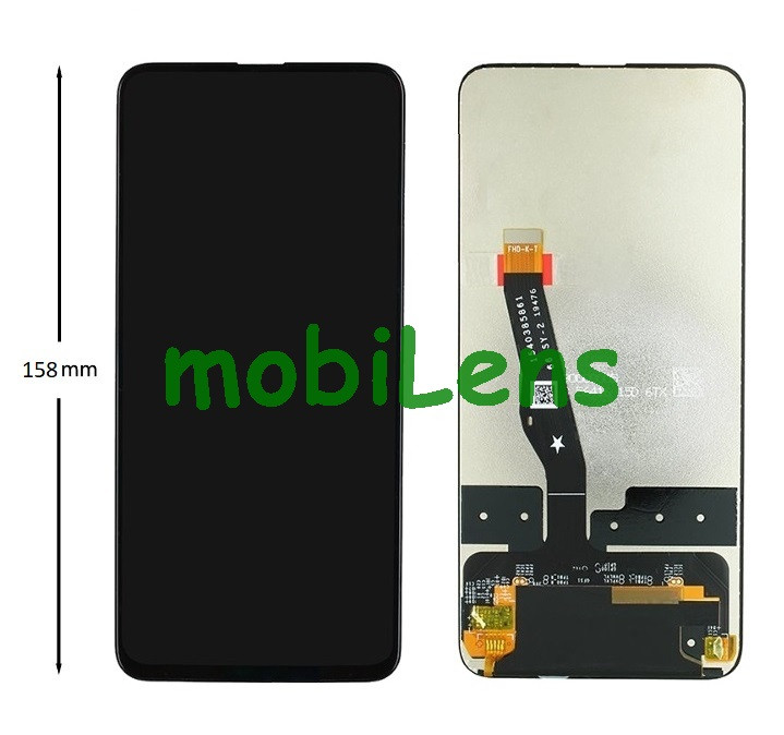 Huawei P Smart Pro 2019, STK-L21, Honor 9X HLK-AL00, 9X Pro HLK-AL10 Дисплей+тачскрин черный LowQuality