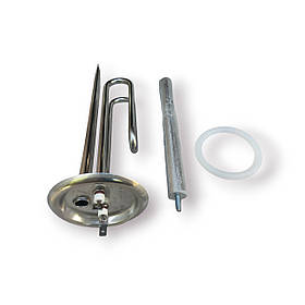 Тен для бойлера Ferroli 1500 Вт, повний комплект з анодом та прокладкою