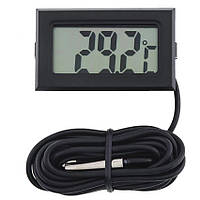 Цифровий LCD термометр -50°C-+110°C з виносним водостійким датчиком