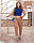 Штани жіночі літні тонкі віскоза вкорочені з кишенями звужені великих розмірів батал 46-56 арт 56, фото 2