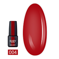 Гель-лак Baby Moon Red Chic No006 класичний червоний, 6мл.