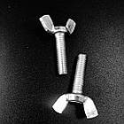 DIN 316 A Гвинт барашек американська форма цинк, фото 4