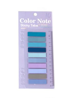 Стікери-закладки з лінійкою "Color note", wow  color, фото 1