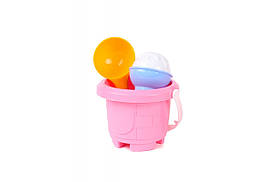 Дитячий набір для гри з піском ТехноК 7068 Рожевий