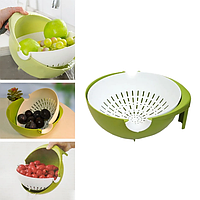 Миска-друшлаг Mesh strainer Drain Basket 2в1