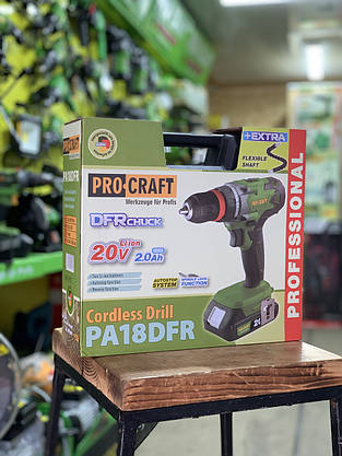 Шуруповерт акумуляторний ProCraft PA18/DFR Extra, фото 5