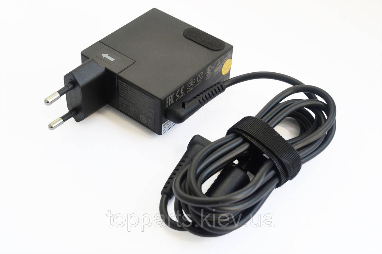 Блок живлення Lenovo 65W LTA65W-USB 20V, 3.25A, 4.0/1.7 + 5V, 1A, USB, квадратний, мережевий ОРИГІНАЛЬНИЙ, фото 1