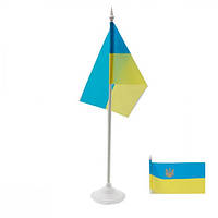 Прапор України настільний Висота 35см. розмір 12х18см, на підставці