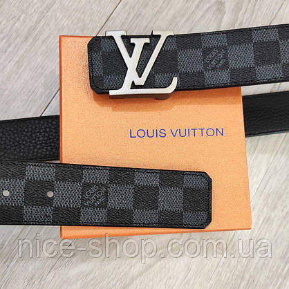 Ремінь Louis Vuitton шкіряний, фото 3