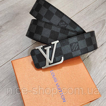 Ремінь Louis Vuitton шкіряний, фото 4
