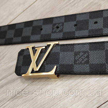 Ремінь Louis Vuitton шкіряний, фото 3