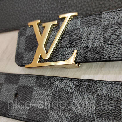 Ремінь Louis Vuitton шкіряний, фото 5