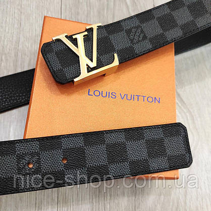 Ремінь Louis Vuitton шкіряний, фото 4