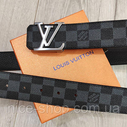 Ремінь Louis Vuitton шкіряний, фото 6