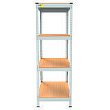 Металевий стелаж MRL-1500 ( 450x450) білий, фото 2