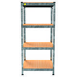 Металевий стелаж MRL-1500 ( 600x300) оцинкований, фото 2