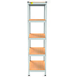 Металевий стелаж MRL-2100 ( 450x450) білий, фото 2