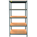 Металевий стелаж MRL-2400 ( 900x450) чорний, фото 2