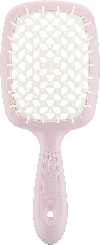 Гребінець для волосся пудровий з білим Janeke Superbrush Small 94SP234 RSA