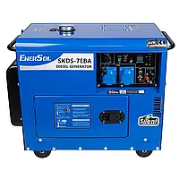 Генератор дизельний 498 см³ (3000 об/хв) 6.5 кВт EnerSol SKDS-7EBA