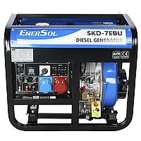 Генератор дизельний 498 см³ (3000 об/хв) 6.5 кВт EnerSol SKD-7EBU