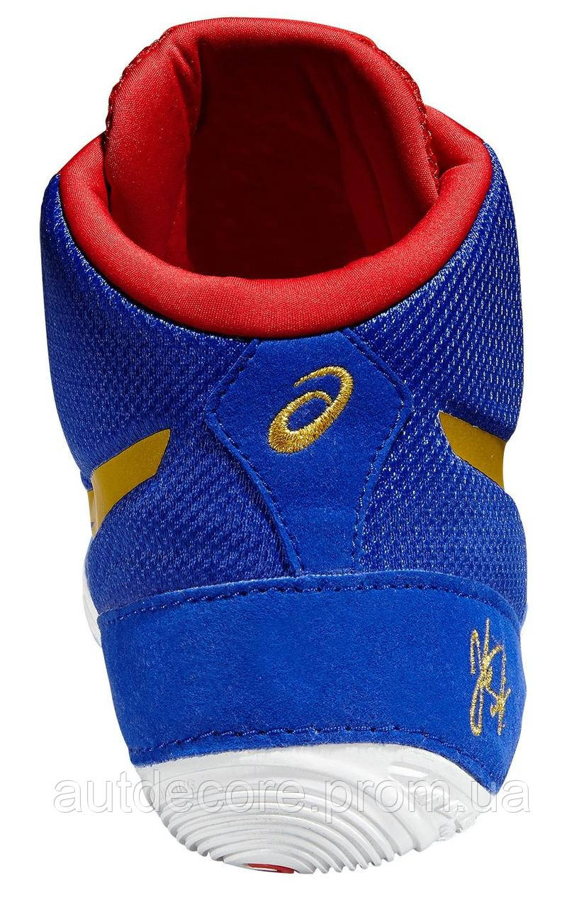 БОРЦОВКИ ASICS JB ELITE V2.0 GS JET BLUE/OLY GOLD/RED - фото 3 - id-p1861461804